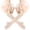Champagne, variant on Women's Long Puff Sleeve Oversize Ruffle Cuff Sheer Gloves Tulle Mesh Gloves for Wedding Opera Party Costume