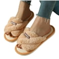 thumbnail image 6 of Agkizg Womens Fuzzy Slippers, House Slippers, Multi Size Fuzzy Lined House Slippers Warm Plushes Comfortable Casual Indoor Winter Slippers, 6 of 6