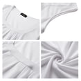 thumbnail image 6 of UVN Summer Tank Tops for Women Square Neck Sleeveless Tops Pleated Curved Hem Flowy Shirts Loose Fit Camis, 6 of 9