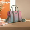 thumbnail image 3 of Wrangler purses for womens Gradient tote bag satchel bag womens purses and handbags cute trendy woman bolsa top handle with strap, Green, 3 of 7