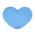 thumbnail image 2 of SugarBloom 11.8 Inch Heart Shaped Pillow, Soft Faux Fur Love Plush Throw Pillows Cushion for Girls Women, Valentine's Day Gift,Blue, 2 of 8