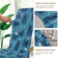 thumbnail image 5 of Yayeee 4 Pack Dining Chair Covers Stretch Parson Chairs Slipcovers Seat Protector, Blue Forest Cat Pattern, 5 of 6