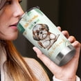 thumbnail image 4 of Shih Tzu Mother Book Lover Living That Dog Mom Life Happy Mother's Day 20oz Stainless Steel Tumbler Insulated Cup with Lid Lion Dog Lover Gifts - 03004, 4 of 5
