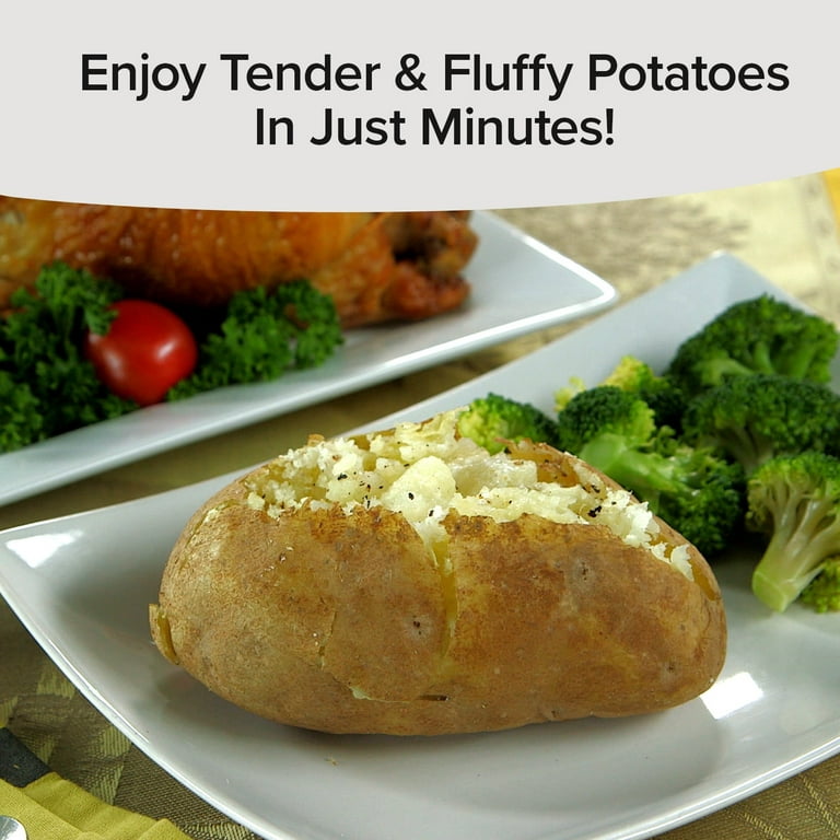 Yummy Can Potatoes 2 Pack AS-SEEN-ON-TV, Enjoy a Perfectly Baked Microwave,  Cooks in Minutes, Tender & Fluffy Spuds, Endless Potato-Possibilities