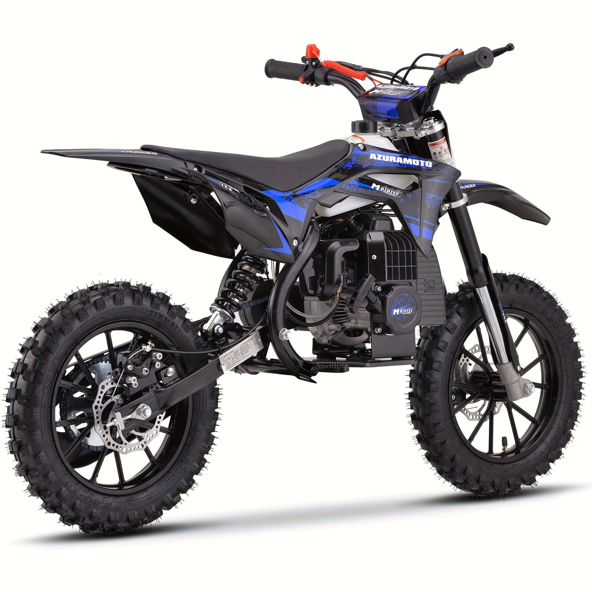 SAY YEAH Gas Dirt Bikes, 50cc 2-Stroke Gas Dirt Bike Dimensions:50x23x32 in,  EPA Approved Engine, Best Gift for Young Motorsport Enthusiasts Top Speed: 20 Mph