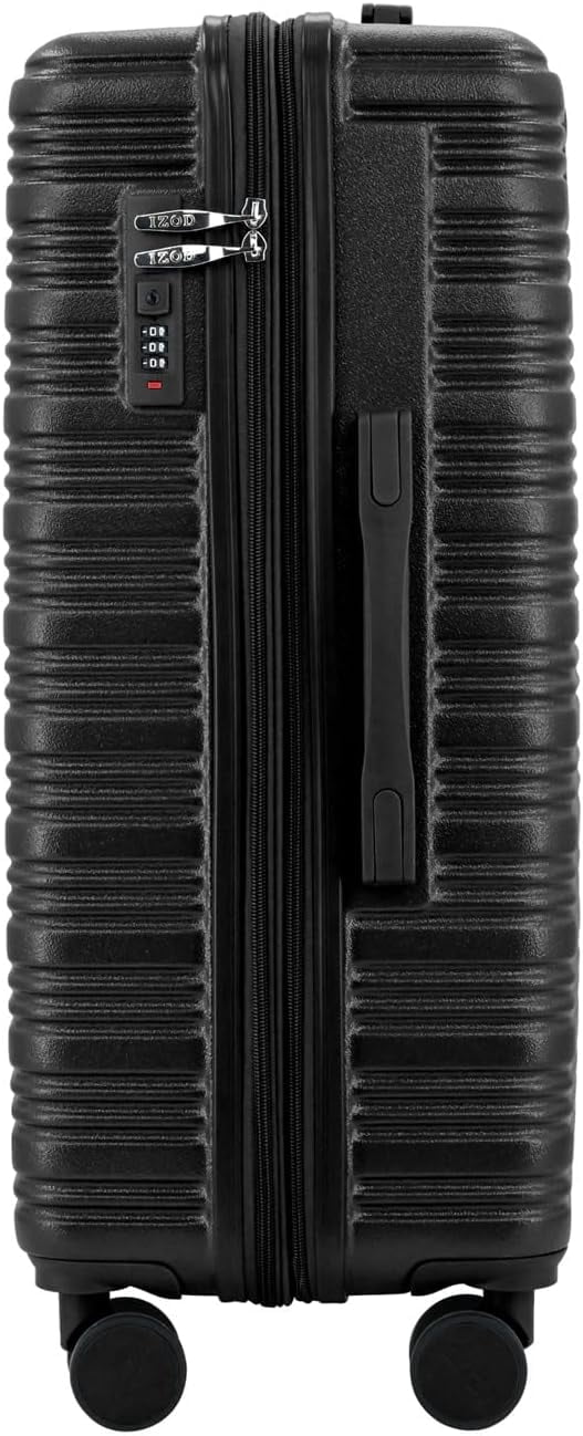 Romeo 20 Inch Carry-On Expandable Hardside Luggage, Black