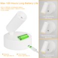 thumbnail image 4 of Willed Wireless Rechargeable LED Spotlight with Remote Indoor Wall Lights, 4 of 9