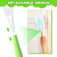thumbnail image 4 of 3PCS Duster Refills Folding Handles Set Compatible with Swiffer Dusters,Disposable Static Dust Removal Brush Handle for Dusting Electronics,Furniture,Blinds,Ceiling Fans (10, Green), 4 of 7