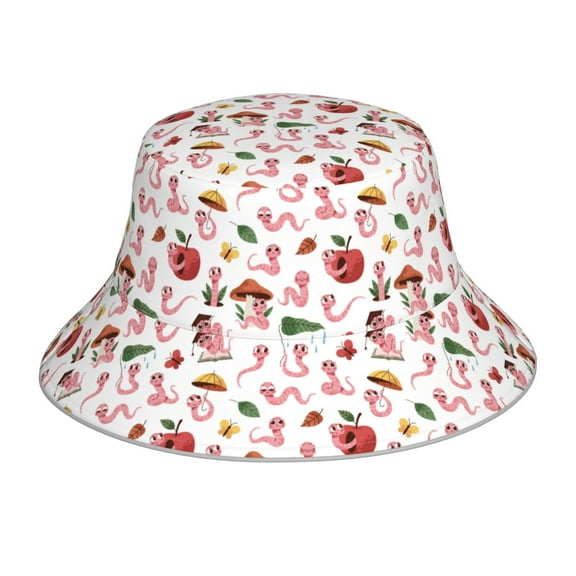 Kll Cute Animal Bucket Hat for Women Men Packable Travel Beach Sun Hat Outdoor Rave Accessories Reflective Fisherman Cap