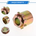 thumbnail image 3 of Unique Bargains 1 Set Camber Caster Alignment Bushing Compatible for Ford F-150 4WD 1980-1996, Durable Metal Gold Tone, 3 of 7