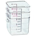 thumbnail image 2 of Rubbermaid Spacesaver Square Containers, 2qt, 8 4/5 in W x 8 3/4 in D x2 7/10 in H, Clear, 2 of 2