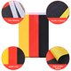 thumbnail image 3 of Guirnalda de banderines con banderas de Alemania AhfuLife, 60 piezas, 10 m, impermeable, 3 of 7