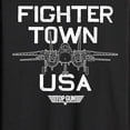 thumbnail image 3 of Top Gun - Property Of Fighter Town - Men's Long Sleeve Graphic T-Shirt, 3 of 5