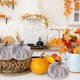 thumbnail image 4 of Uuiauoio Fabric Decoration Pumpkins Harvest Pumpkins for Halloween Fall Harvest Festival, Halloween Thanksgiving Decoration Props for Bedroom Sofa Couch Supplies, 4 of 6