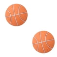 thumbnail image 4 of stanreset 4pcs Mute Door Rear Wall Crash Waterproof Anti -Collision Pad Basketball Style 5cm orange 2Set, 4 of 6