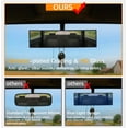 thumbnail image 2 of Espejo retrovisor HMMTyrack cromado antirreflejo de 35 cm de gran angular, 2 of 8