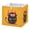 Cartoon Little Devil, variant on Fabric Open Basket Bins Foldable Storage Basket 2 Size Avliable Bow Vector