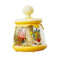 thumbnail image 3 of Press Carousel Toy Actividad sensorial de juguete Coordinación de la mano del ojo Aprendizaje juguete educativo para niños 0-1 años amarillo, 3 of 8
