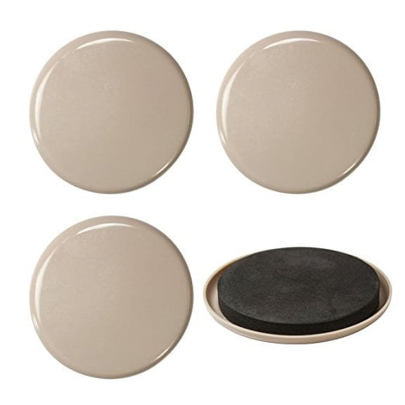 Stanley S845-512 3-1/2 Inch Round Furniture Sliders Pack of 4