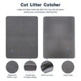 thumbnail image 6 of Cat Litter Mat for Pet Kitty Litter Box,Waterproof Cat Mat Honeycomb Double Layer Design,Soft on Paws,No Slip Cat Litter Trapping Mat,Machine Washable,Anti-Tracking - Grey,23.6 * 15.7", 6 of 7
