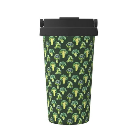 

Junzan Broccoli 3 for Stainless Steel Vacuum Insulated Tumbler - Reusable Insulated Cold Brew Iced Coffee Cup Thermos -Gifts for Women Men Him Her