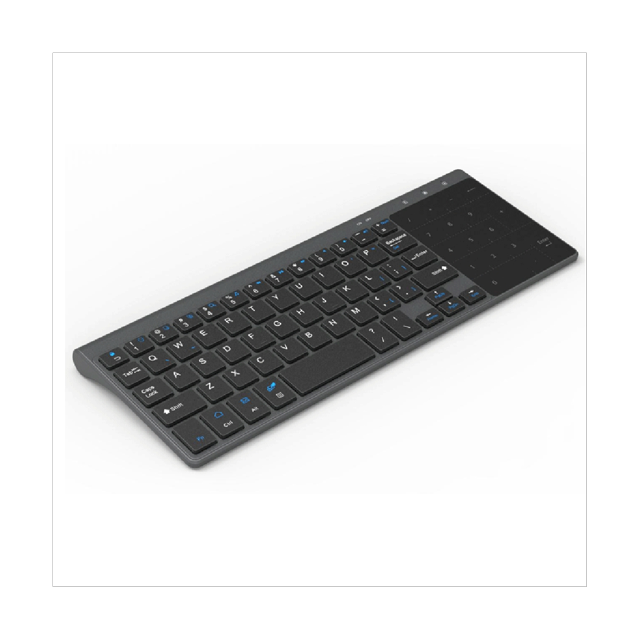 Slim 2.4G Wireless Keyboard with Touchpad Mouse Number Numeric USB Wireless Keyboard for Android Windows Desktop Laptop