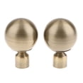 thumbnail image 4 of Support de Tringle à Rideau 22mm Support de Tringle à Rideau Embouts - - Bronze, 4 of 7