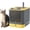 Yellow, variant on LCZLBRRD Foldable Cat Litter Box for Kitten to Adult Cat, Fully Enclosed with Scoop, Odor Control, Yellow & Grey