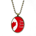thumbnail image 1 of Canada Maple y buena suerte a Canadá Collar Colgante de cadena vintage Colección de joyas colgantes Unbranded M, 1 of 3