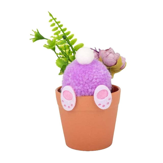 Hearth & Gear Easter Bunny Mini Planter Adorable Rabbit Pot Ideal Tray Ornament For Home Style Christmas Ornament Daughter Elegant Christmas Decorations Bulk Ornament K2so Ornament Sparkly Ornament My