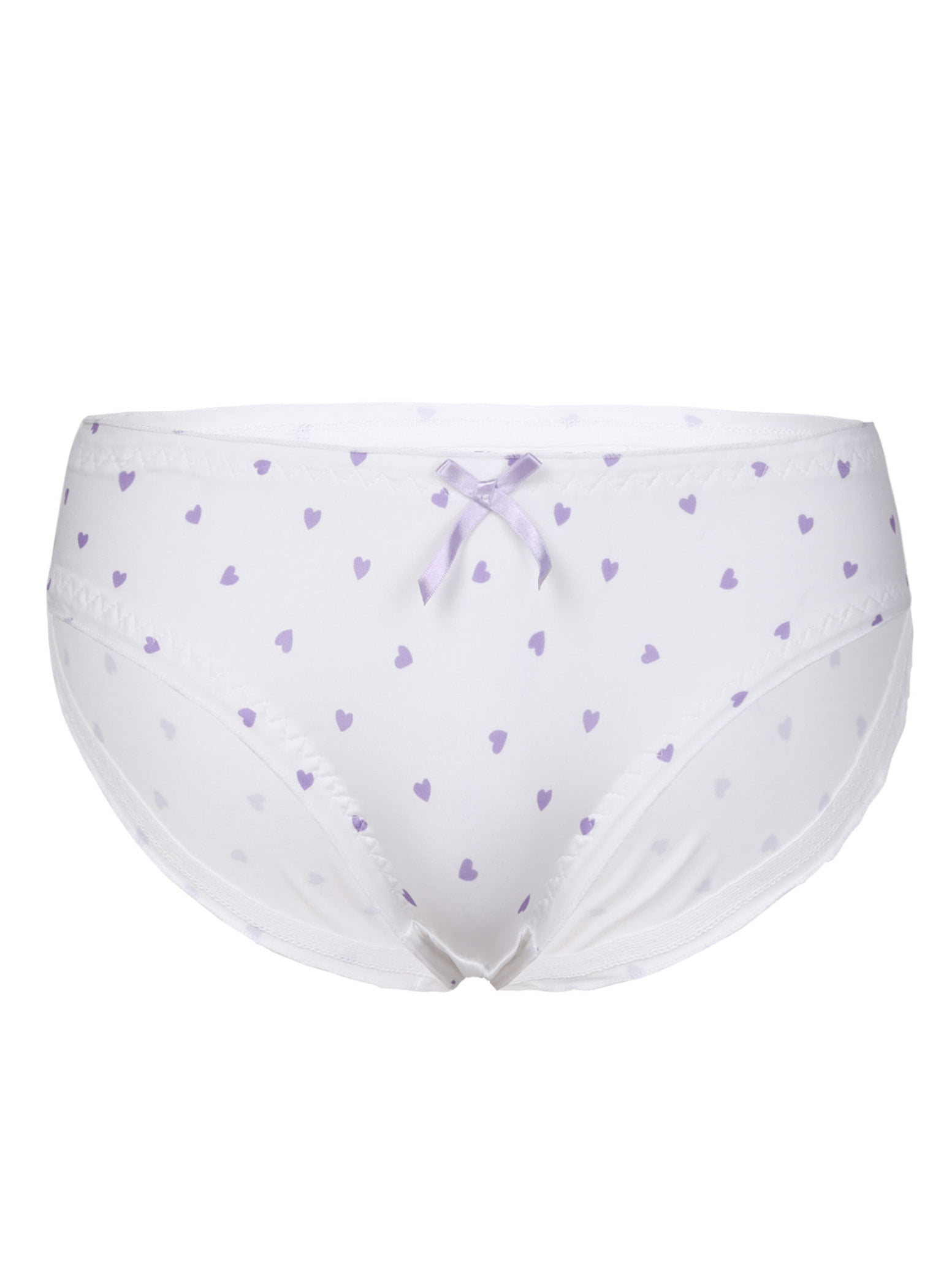 Ruffle Lingerie Bow Knot Girls Underwear Women's Panties Briefs Love Heart