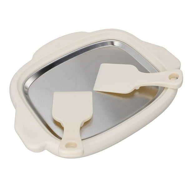 Máquina Para Hacer Helados Instantáneos, Máquina Para Hacer Rollos De Helado Frito Con 2 Raspadores, Para Hacer Helado Suave, Hielo Enrollado, Rollos De Helado, Yogur Enrollado