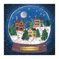 thumbnail image 2 of Bola de nieve Puzzle Galison para invierno, 500 piezas, con lámina dorada, 2 of 5