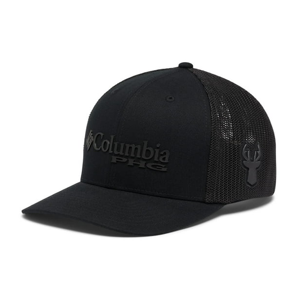 Bola de malla con el logotipo de Cap Columbia PHG, alta, negra, talla L/XL