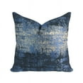 thumbnail image 4 of THE-TINOART Modern Luxury Textured Velvet Throw Pillow Cover 24x24 Inch Abstract Navy Blue Metallic Jacquard Accent Couch Pillow Case for Sofa Cushion Bedroom Living Room Decoration, 4 of 7