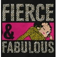 thumbnail image 2 of Betty Boop Fabulous Leopard Print Bodysuit Jumper Girls Infant Baby Brisco Brands 6M, 2 of 6
