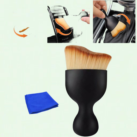 Auto Interior Dust Brush, Soft Bristles Detailing Brush for Car Dashboard, Vents, Leather, Skylight (1)