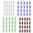 thumbnail image 4 of Las Botellas Plásticas Del ANIMAL DOMÉSTICO De De 20Pcs Con Superiores Del Tirón Vacian 10ML Para Los Maquillaje Líquidos Claro Macarena Botellas vacías con tapa abatible, 4 of 8