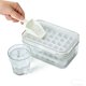 thumbnail image 1 of Molde de presión para hacer hielo casero para refrigerador, bandeja de silicona de grado alimenticio para cubitos de hielo, para hervidor de agua, botella de agua, formas de hielo DIY para bebidas,, 1 of 6