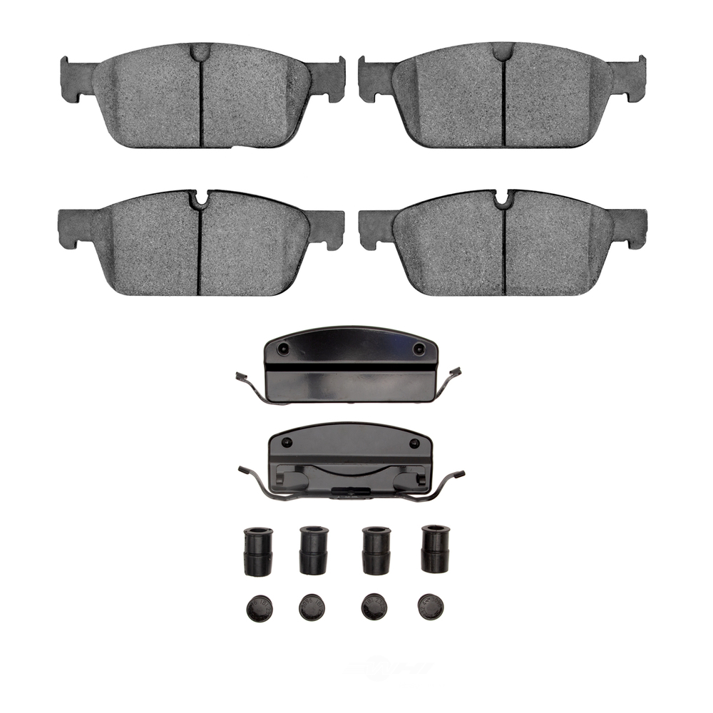 Dynamic Friction Company 1600-1636-01 DFC EURO 5000 Ceramic Brake Pads and Hardware Kit