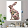 thumbnail image 4 of UXIEQU Floral Bunny Canvas Wall Art 15.75x11.81 Inches, 4 of 8