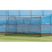 Heater Sports 12' x 12' x 10' Home Run Baseball & Softball Batting Cage - Portable Net with Durable Frame, Built-in Machine Square (Machine Not Included) | Batting Trainer for All Ages