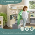 thumbnail image 3 of Guidecraft EdQ Dollhouse Bookshelf - White: Multi-Purpose Dollhouse Book Organizer with Cube Storage in Playroom and Homeschool, 3 of 6