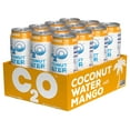 thumbnail image 3 of C2O The Original Coconut Water with Nutrients & Electrolytes, Rejuvenating Plant-Based Hydration, Mango, 17.5oz cans (12-Pack), 3 of 7