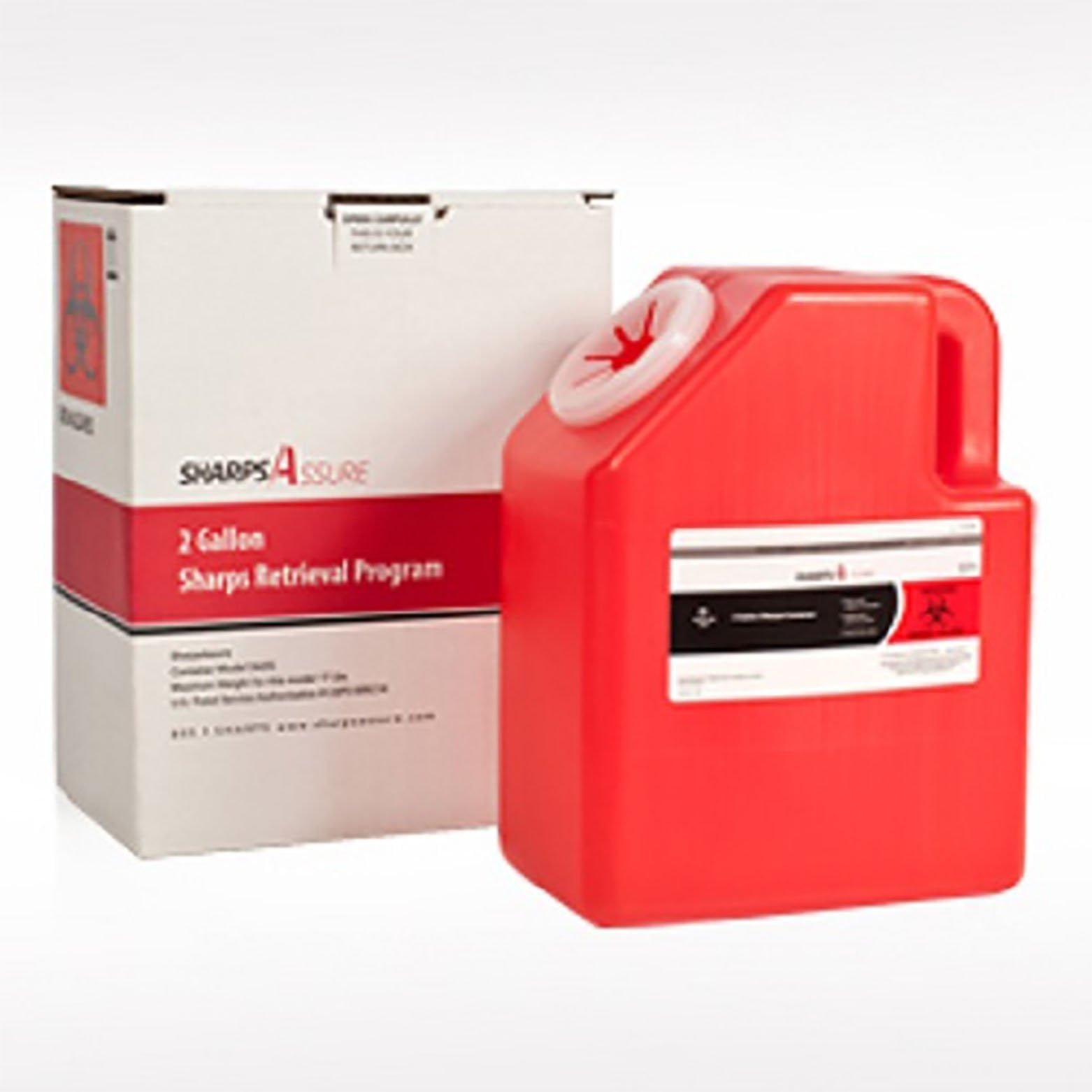 Sharps Recovery System Needle Disposal 2 Gallon Container