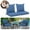 Blue, variant on Outdoor deep seat chair cushions, 24inx20in, patio furniture cushions Replacement, Waterproof patio cushions for outdoor furniture(1pc Dark gray)