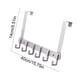 thumbnail image 3 of Over The Door Hooks, 6-Hook Towel Rack Hanger, Rustproof Aluminum Door Mounted Organizer for Bathroom Bedroom Closet Storage, Space Saving Hanging Solution for Towels Robes Hats Coats Accessories, 3 of 6