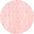 thumbnail image 1 of Ahgly Company Indoor Round Solid Red Modern Area Rugs, 6' Round, 1 of 4
