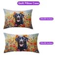 thumbnail image 5 of Welcome Spring Summer Labrador Retriever Portrait Flower Blue Sky Quilt Pillowcase Lab Dog Lover Gifts Throw Pillow Cover Bed Home Decor - 12001, 5 of 5