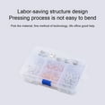 thumbnail image 4 of Push Pin Petite Grosse Tête Conseil Thumbtack Pin Board Thumbtack Léger Photo Mur Studs Résistant à l'Usure Fournitures de Bureau Réutilisables Transparet/125pcs, 4 of 9